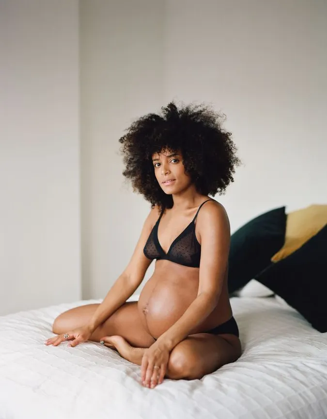 A gestational surrogate at home