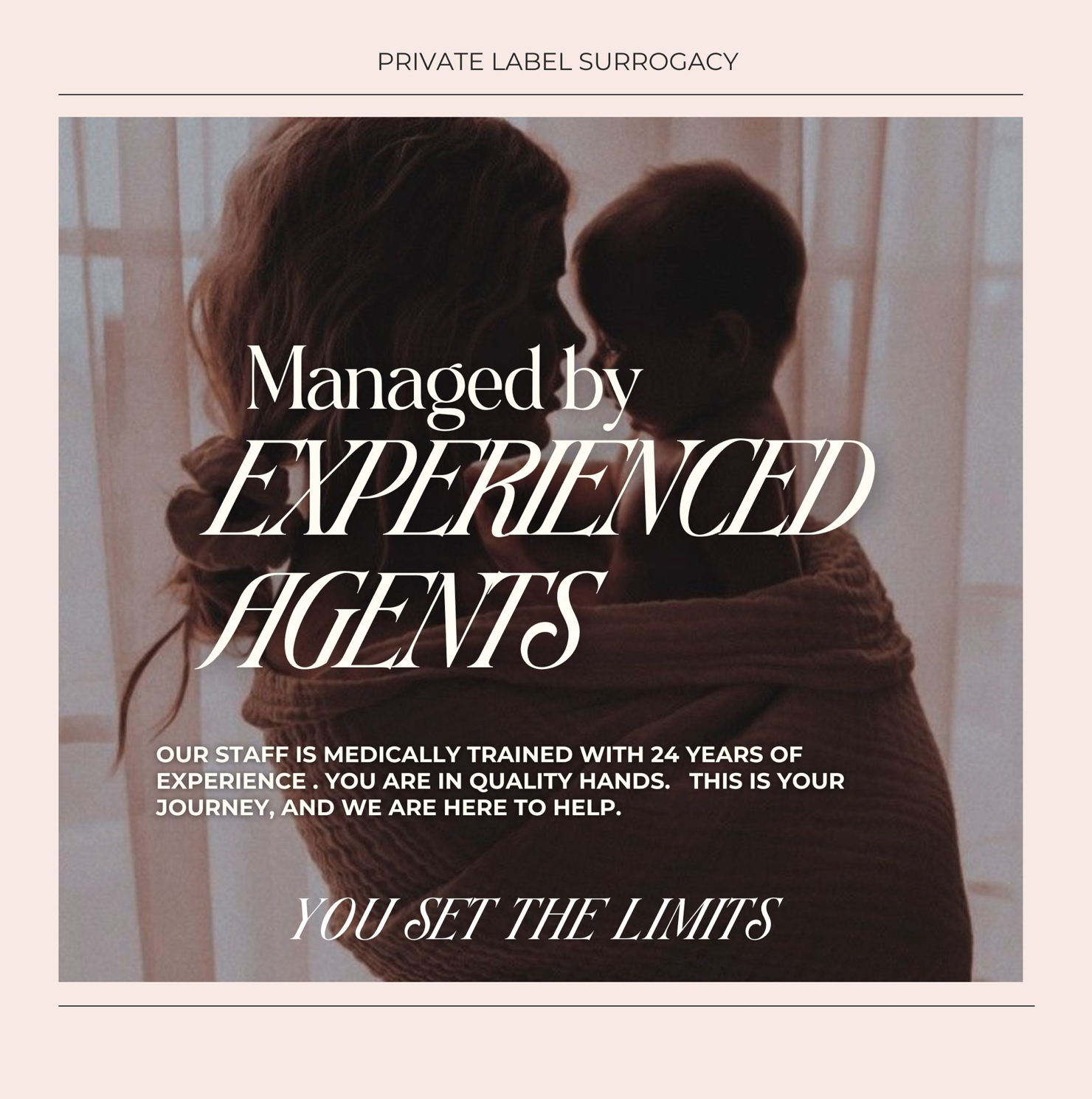 Managed by experienced agents — you set the limits